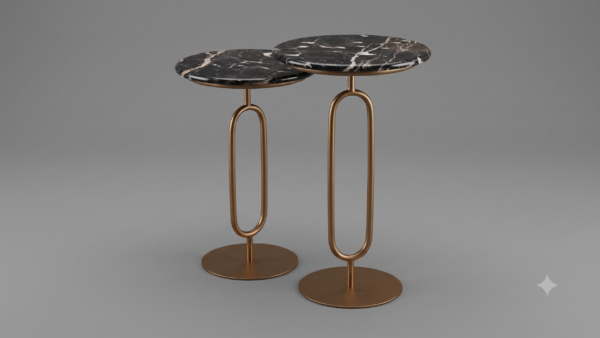 Conjunto de Mesas Laterais Afroditi
