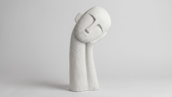 Escultura Face em Polirresina