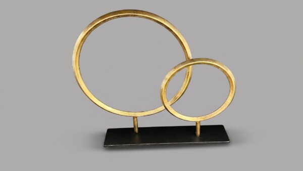 Escultura Aro em Metal